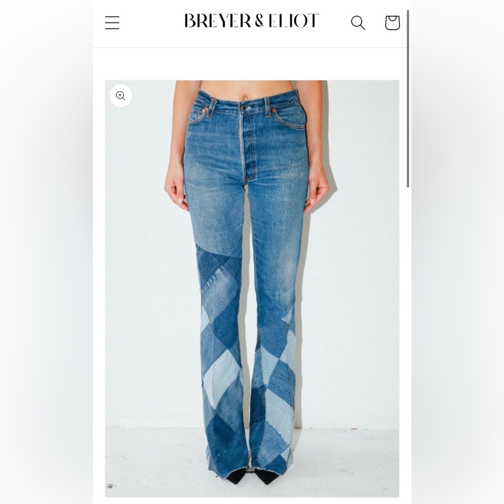 Patchwork Flare Jean